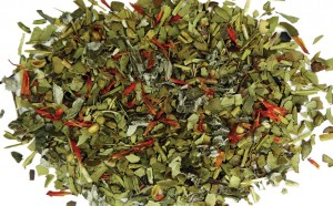 yerba tea leafes